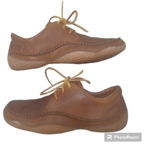 VNTG Patagonia Men’s Skywalk Performance Cedar Brown Leather Lace Shoes Sz 9.5